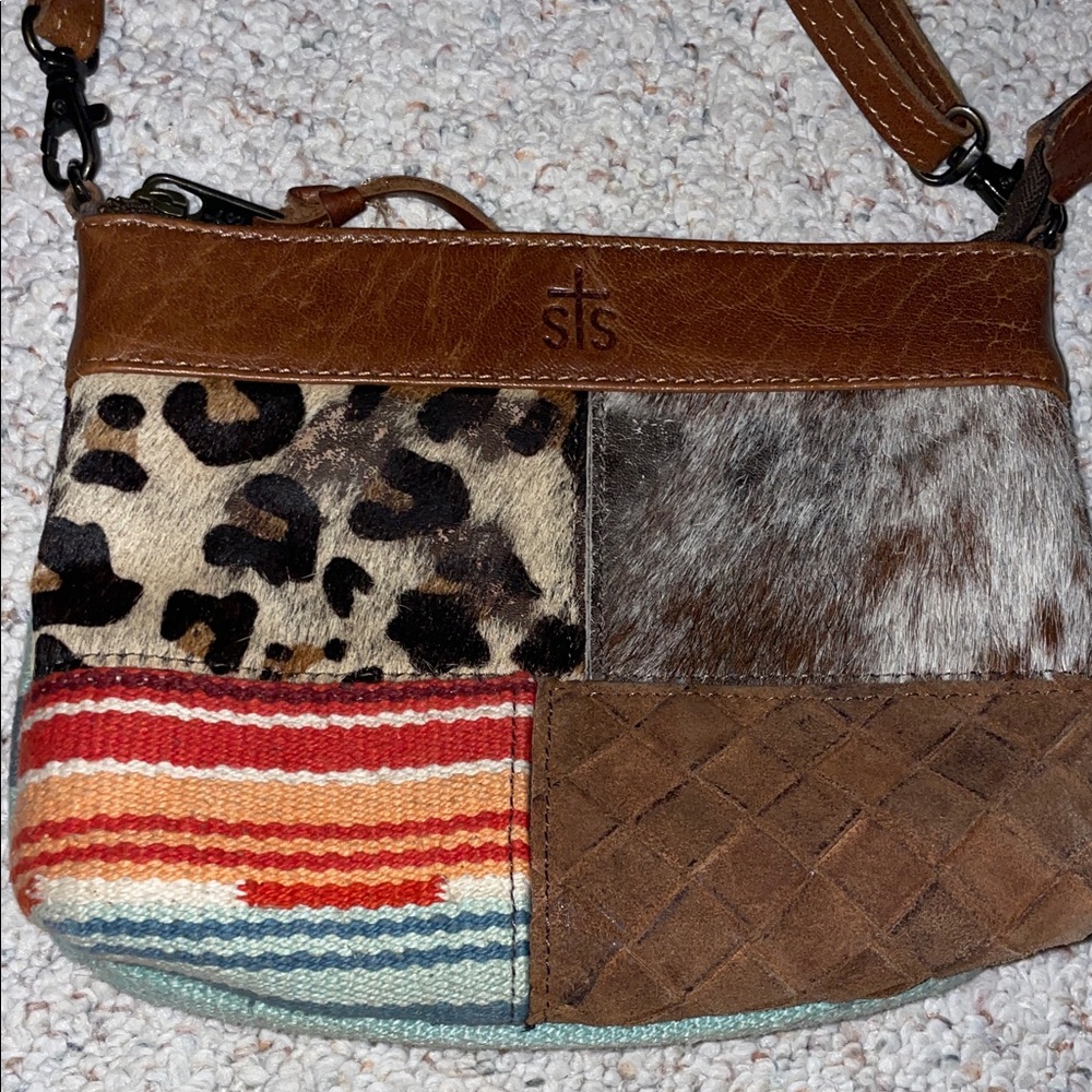 Sts Ranchwear Multicolor Patchwork Crossbody Bag - image 2